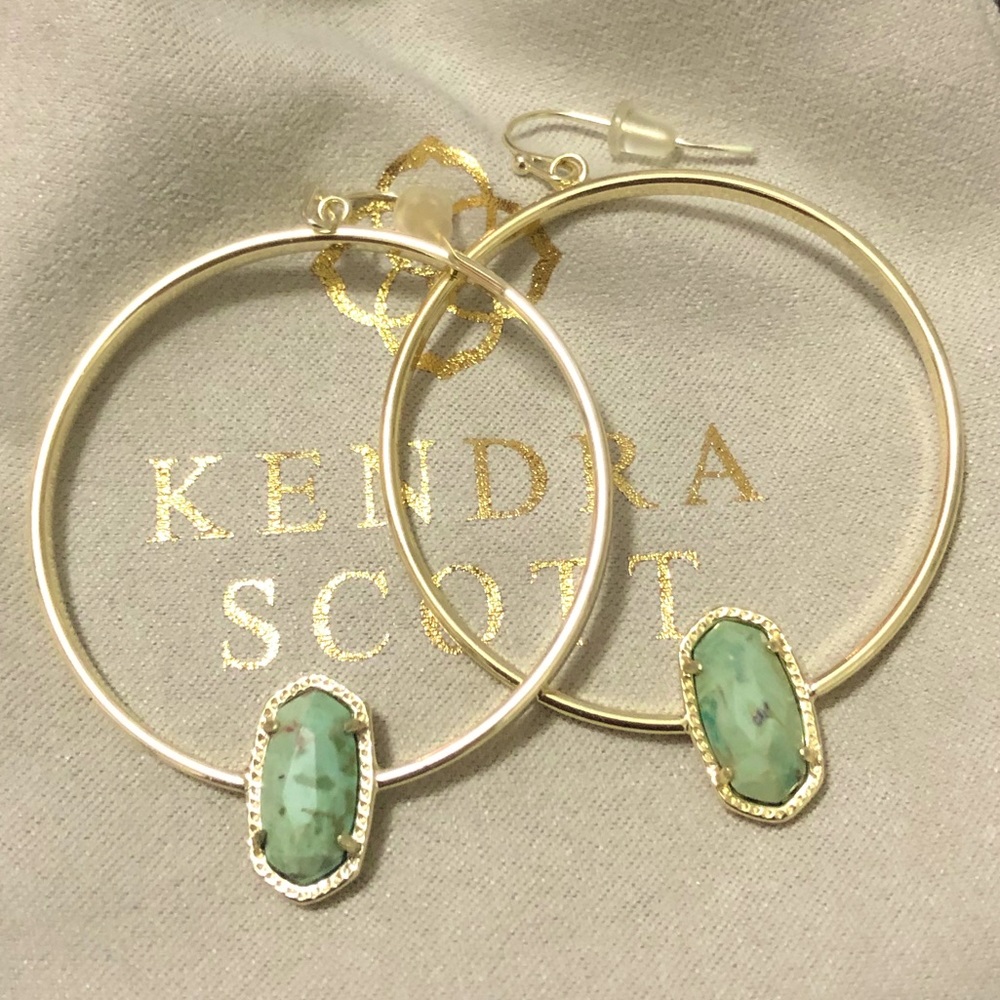 Kendra Scott Elora Gold Hoop Earrings